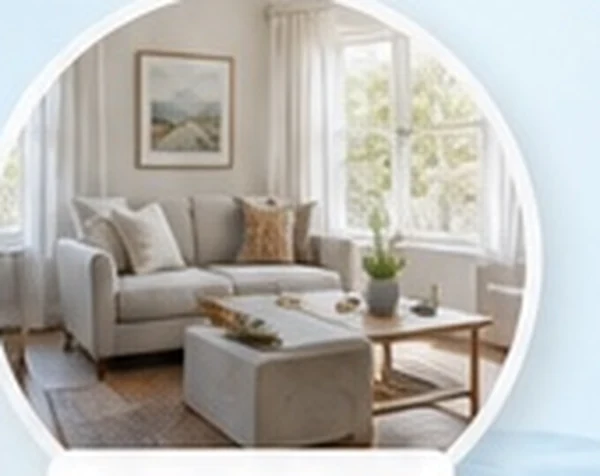 Private home living room